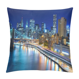 Personality  Manhattan Skyline Pillow Covers