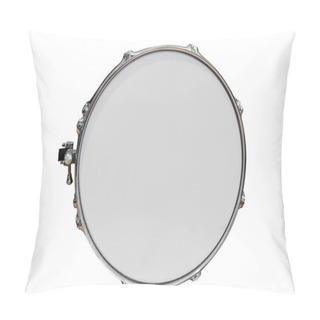 Personality  Tambourine Isolated On White Background Pillow Covers