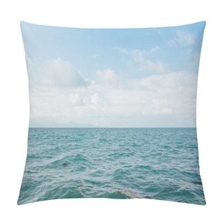 Personality  Blue Sea Surface Abstract Background Pattern Pillow Covers