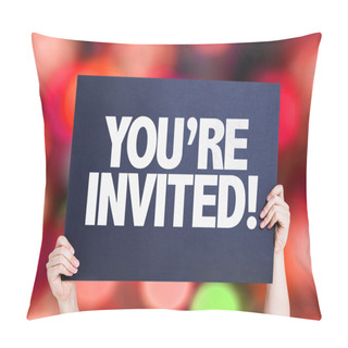 Personality  You're Invited! Card Pillow Covers