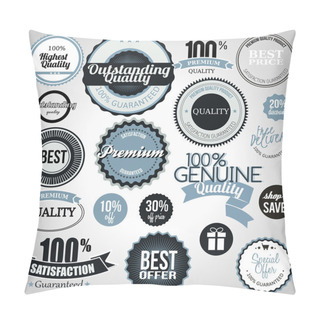 Personality  Set Of Premium Quality Labels Pillow Covers