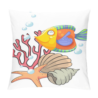 Personality  Different Sea Creatures Pillow Covers
