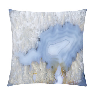 Personality  Blue Agate Pillow Covers