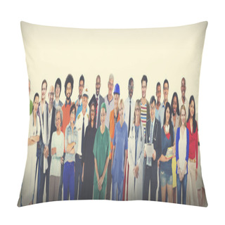Personality  Diversity People With Various Professional Occupations Pillow Covers