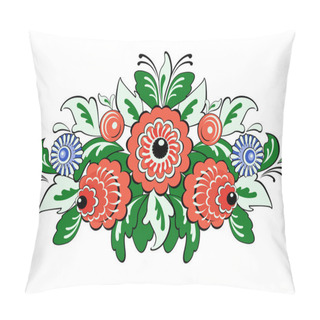 Personality  Vector Folk Painting Pillow Covers
