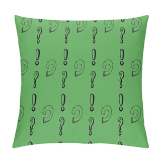 Personality  Colored Background With Different Accessories Pillow Covers