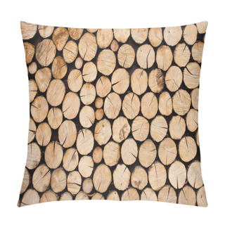 Personality  Pile Of Wood Logs Pillow Covers