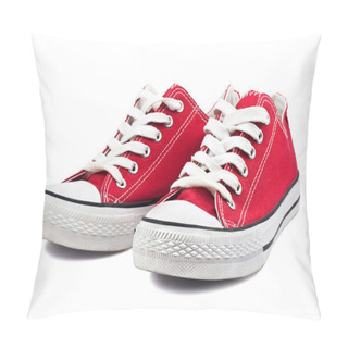 Personality  Vintage Red Shoes Pillow Covers