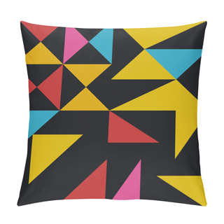 Personality  Geometric Artwork Design With Simple Shapes And Figures. Abstract Pattern Graphics With Geometrical Forms And Elements. Perfect For Web Banner, Business Presentation, Branding Package, Fabric Print. Pillow Covers