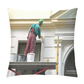 Personality  Restoration Works. The House Painter Pillow Covers
