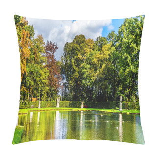 Personality  Ponds And Lakes In The Parks Surrounding Castle De Haar In The Netherlands Pillow Covers