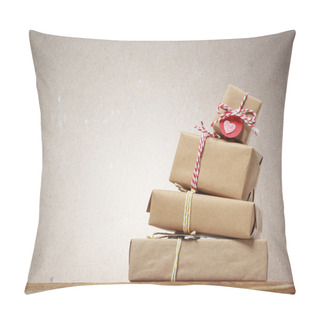 Personality  Stack Of Handcrafted Gift Boxes Pillow Covers