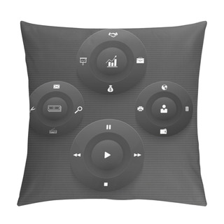 Personality  Vector Web Elements Vector Illustration Pillow Covers