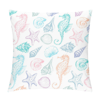 Personality  Pattern Of The Sea Creatures Pillow Covers