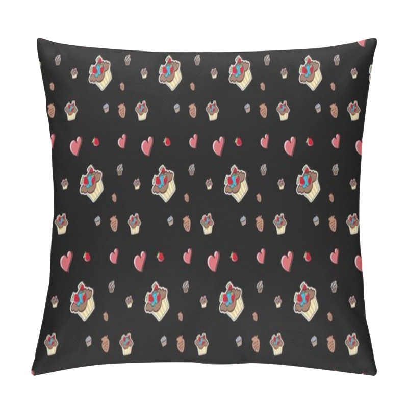 Personality  Colored background with different accessories pillow covers