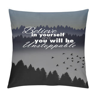 Personality Minimalist Motivational Poster Pillow Covers
