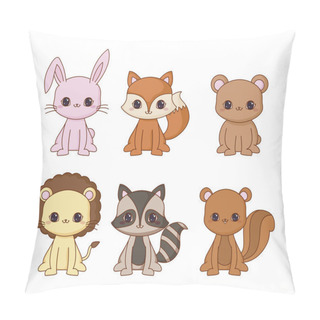 Personality  Kawaii Animals Desing Pillow Covers