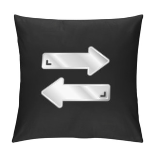Personality  Arrows Silver Plated Metallic Icon Pillow Covers
