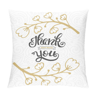 Personality  Thank You. Hand Lettering Sign For A Card. Template Thanksgiving Cards, Calligraphy. Pillow Covers