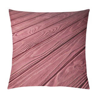 Personality  Pink Wooden Striped Rustic Surface Pillow Covers
