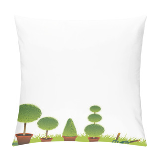 Personality  Garden Topiary Pillow Covers