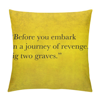 Personality  Inspirational Quote By Confucius Pillow Covers