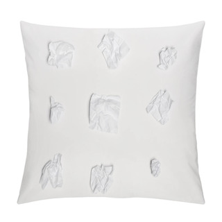 Personality  Crumpled White Note Papers  Pillow Covers