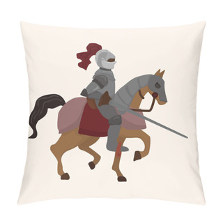 Personality  Knight Theme Elements Vector,eps Pillow Covers