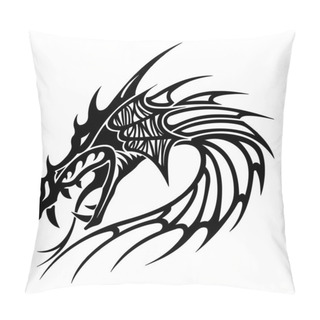 Personality  Tattoo Dragon Vector Pillow Covers