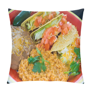 Personality  Colorful Mexican Food Plate Pillow Covers