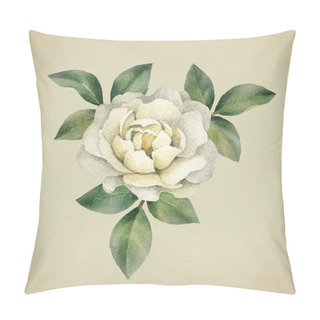 Personality  Watercolor Rose Flower Pillow Covers