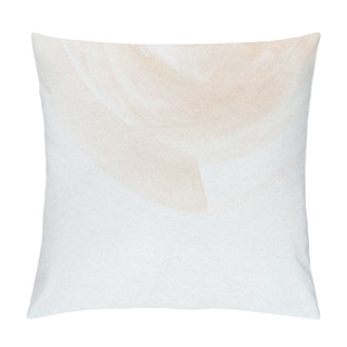 Personality  Close Up Of Abstract Brown Watercolor Background Pillow Covers