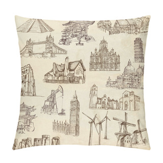 Personality  Places, Buildings And Architecture III Pillow Covers
