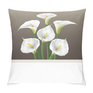 Personality  Calla Lily - Greeting Card Pillow Covers