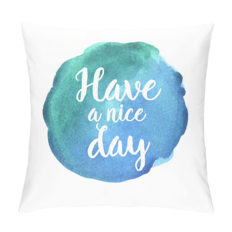 Personality  Card with Have a nice day bubble pillow covers