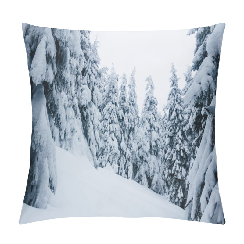 Personality  winter forest pillow covers