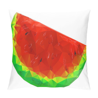 Personality  Abstract Watermelon On White Pillow Covers