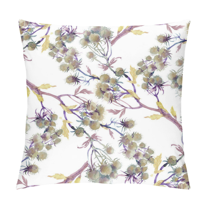 Personality  Summertime flowers watercolor texture pillow covers