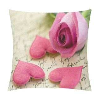 Personality  Pink Rose Pillow Covers