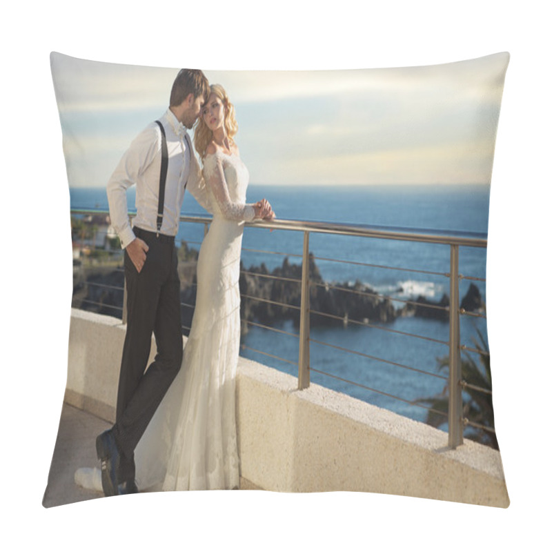 Personality  Romantic Picture Of The Marriage Couple Pillow Covers