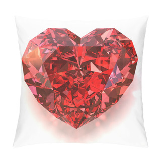 Personality  Ruby Heart Pillow Covers