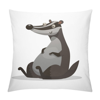 Personality  Funny Fat Badger Pillow Covers