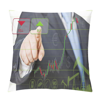 Personality  Businessman Trader Pillow Covers