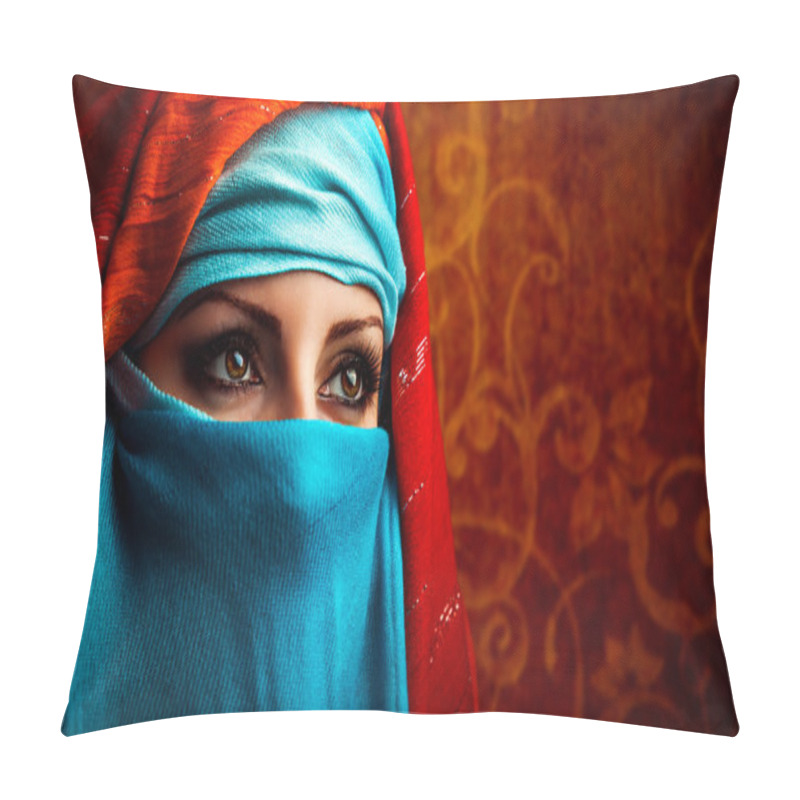 Personality  Arabic Woman Pillow Covers
