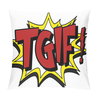 Personality  Explosion Bubble Tgif Pillow Covers