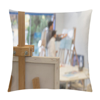 Personality  Painting Workshop With Painting Classes Pillow Covers