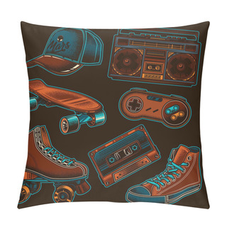 Personality  Retro Kit_34 Pillow Covers