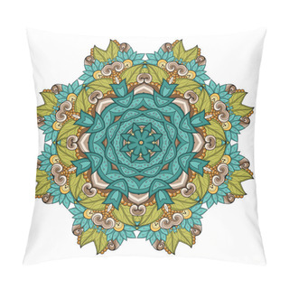 Personality  Beautiful Deco Ornament Colored Mandala Pillow Covers