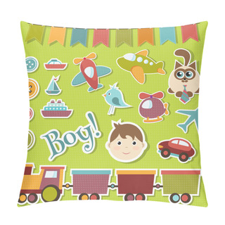 Personality  Baby Boy Set Pillow Covers