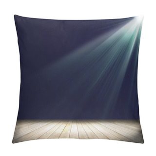 Personality  Blue Stage Light As Background Pillow Covers